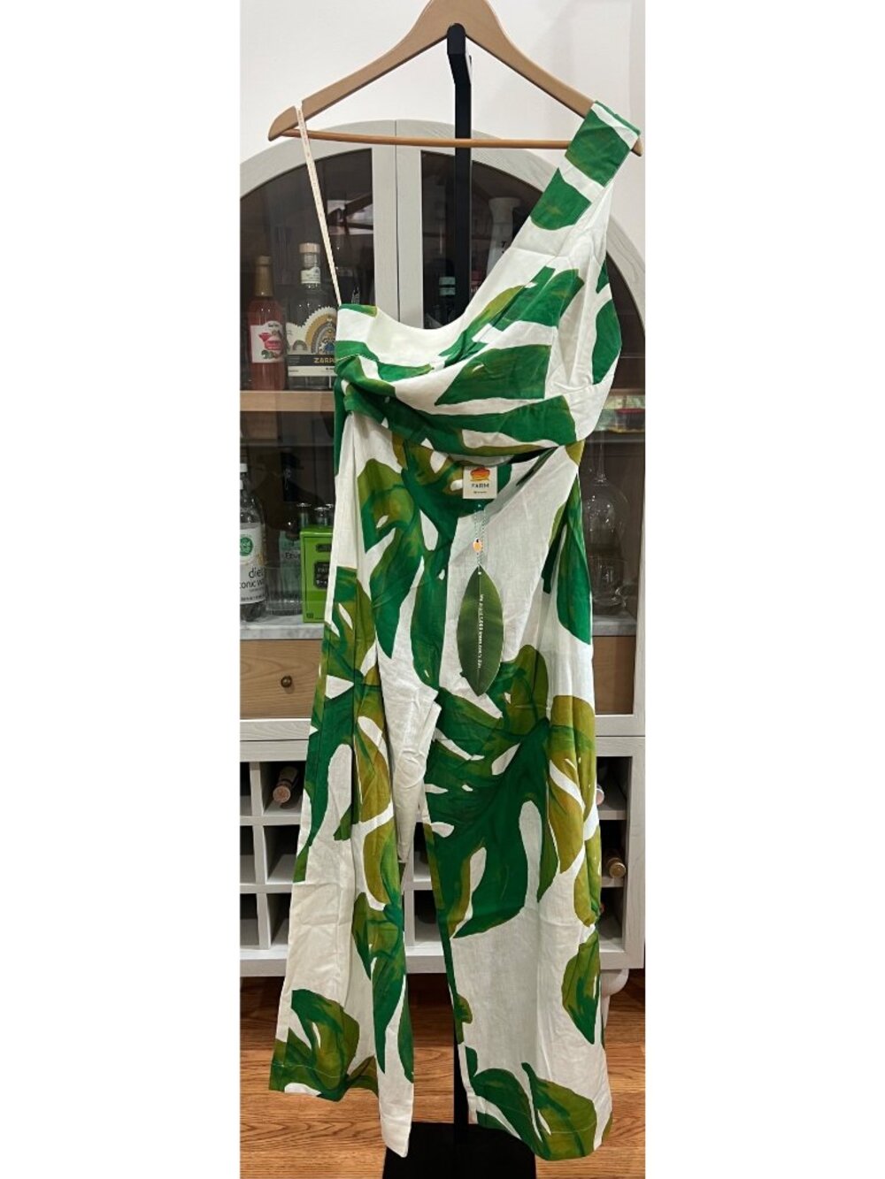 NWT Anthropologie Farm Rio Monstera Jumpsuit Size Medium - Picture 4 of 7